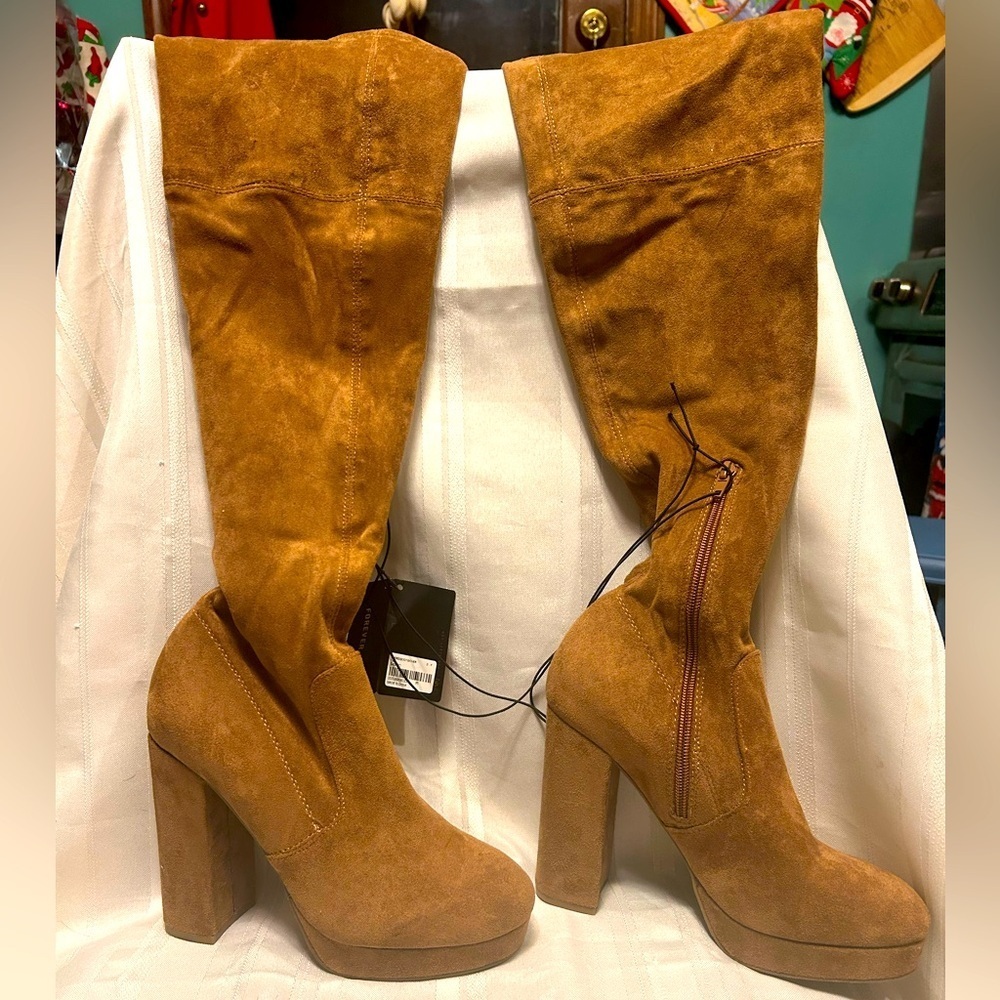 Forever 21 Tan Boots